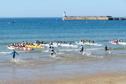 Vendée - Va'a - le départ